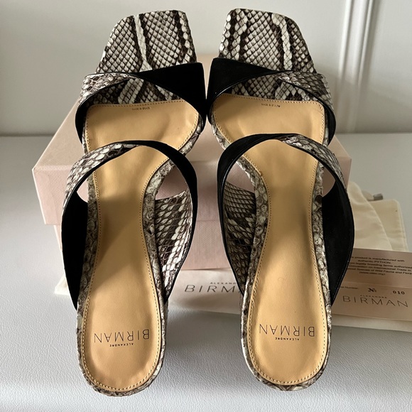 Alexandre Birman Authentic PYTHON Exotic Sandal Miki - Picture 2 of 7
